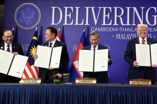 ASEKA Bikin Damai! Gencatan Senjata Thailand-Kamboja Akhirnya Diteken, Trump Langsung Soraki