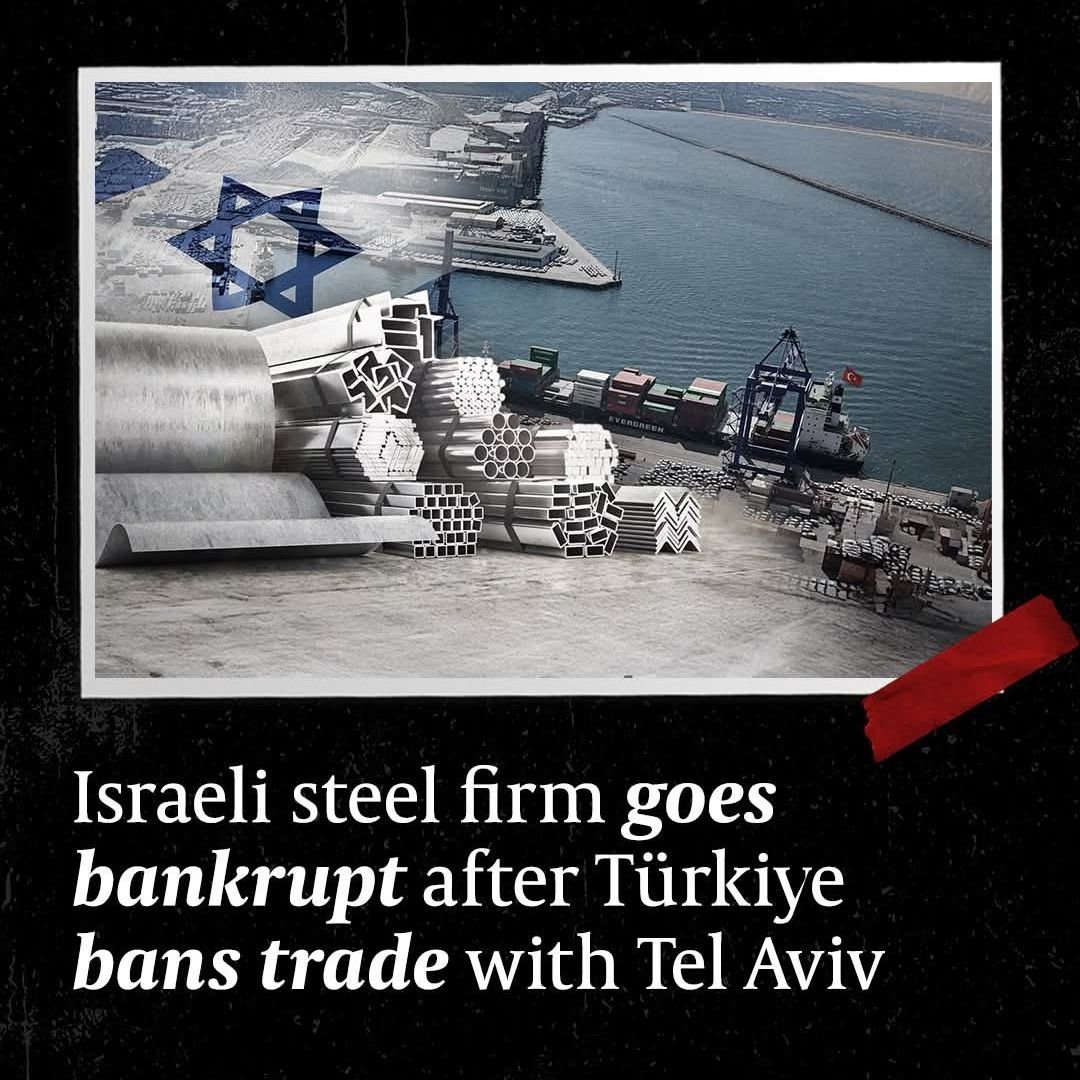 Runtuh! Perusahaan Baja Israel Kolaps Usai Embargo Turki, Utangnya Tembus Rp 500 Miliar