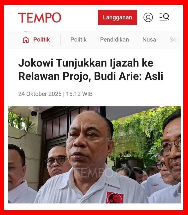 Ijazah Jokowi Diklaim Tuntas, Tapi Bukti Ini Bikin Publik Makin Banyak Tanya