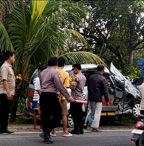 Kronologi Mengerikan Kecelakaan Ambulans vs Truk Tangki di Sampang, Sopir Tewas di Tempat