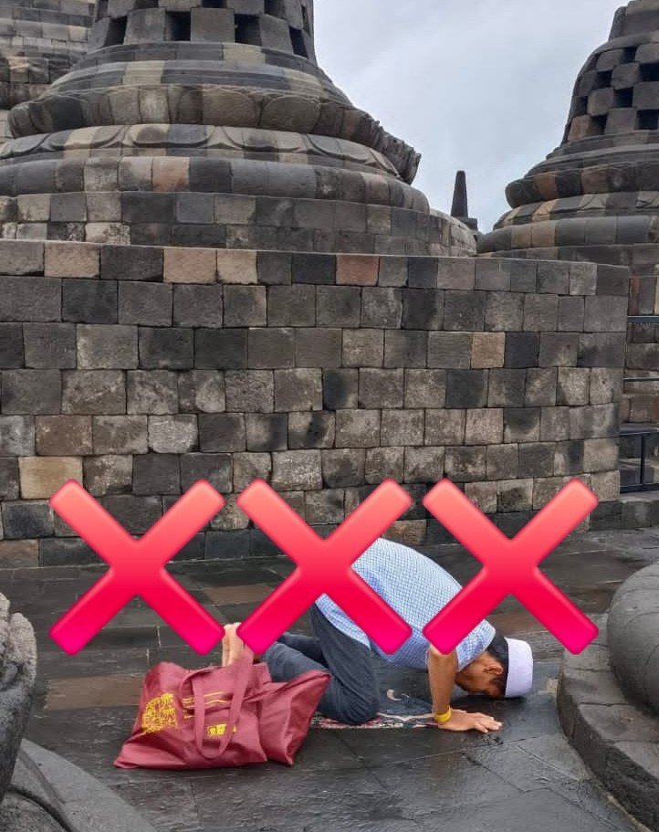 Viral! Shalat di Candi Borobudur Dikira Al-Aqsa, Apakah Pelakunya Dinyatakan Murtad?
