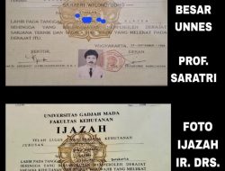 Profesor Unnes Unggah Ijazah Asli UGM 1986, Ini 4 Perbedaan Mencolok yang Bikin Publik Heboh