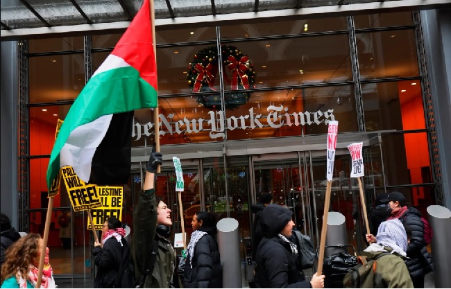 Geger di New York Times! 150+ Kontributor Boikot, Protes Bias Palestina-Israel