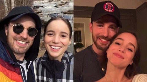 Chris Evans Umumkan Kabar Bahagia! Nama Unik Anak Pertamanya dengan Alba Baptista Bikin Penasaran