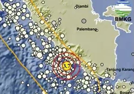Gempa Kaur Bengkulu M 3.7 Guncang Siang Ini, Ini Lokasi dan Dampaknya Menurut BMKG!