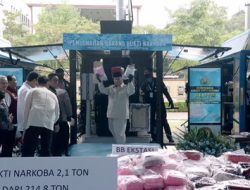 Prabowo Pimpin Pemusnahan 214 Ton Narkoba, Ini Bukti Perang Tak Kenal Ampun!