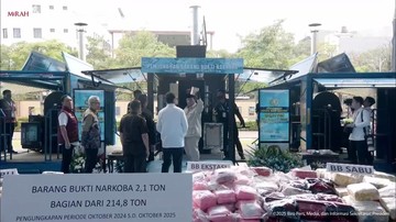 Geger! Prabowo Pimpin Pemusnahan 214 Ton Narkoba Senilai Rp 29 Triliun, Ini Rincian Mengerikannya