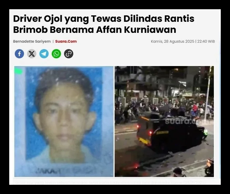 Tragedi Driver Ojol Affan: 60 Hari Berlalu, Keadilan Masih Jadi Hantu?