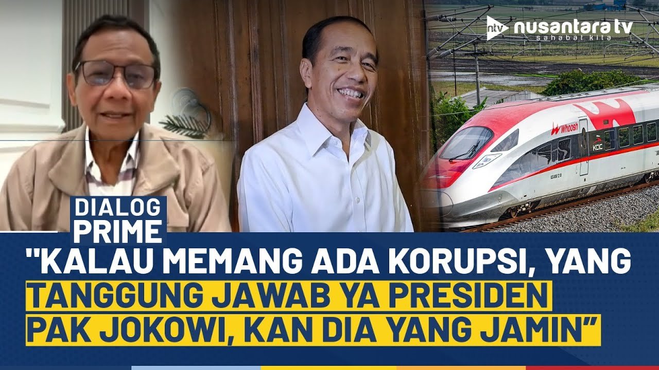 Mahfud MD Bongkar Siapa Dalang Utama Korupsi Kereta Cepat Whoosh: Tanggung Jawab Presiden!