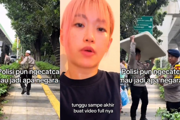 Viral! Oknum Brimob Catcalling di Trotoar Jakarta, Ini Kata Propam