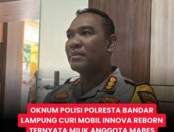 Oknum Polisi AGM Tega Curi Mobil Rekan Sendiri, Ini Modus dan Kronologi Lengkapnya