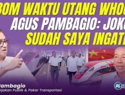 Agus Pambagio Bongkar Rahasia Whoosh: Saya Kaget Bukan Main Saat Jokowi Bilang...