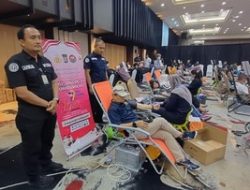 Polresta Pekanbaru Gelar Donor Darah Besar-Besaran, 1.305 Kantong Darah Terkumpul!