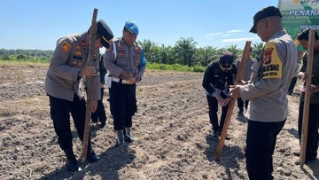 Polres Dumai Gelar Penanaman Jagung Perdana Dukung Swasembada Pangan 2025