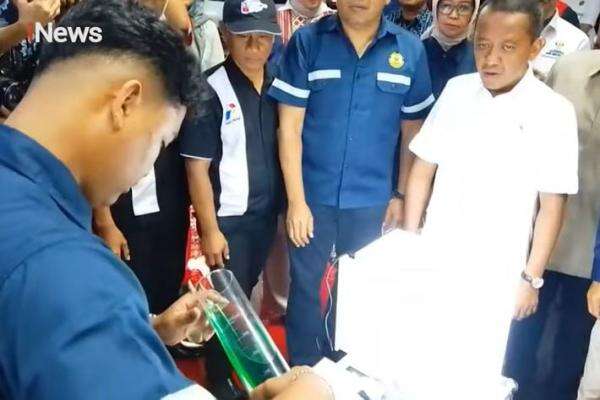 Menteri ESDM Sidak SPBU di Malang, Pastikan Pertalite Asli dan Berkualitas