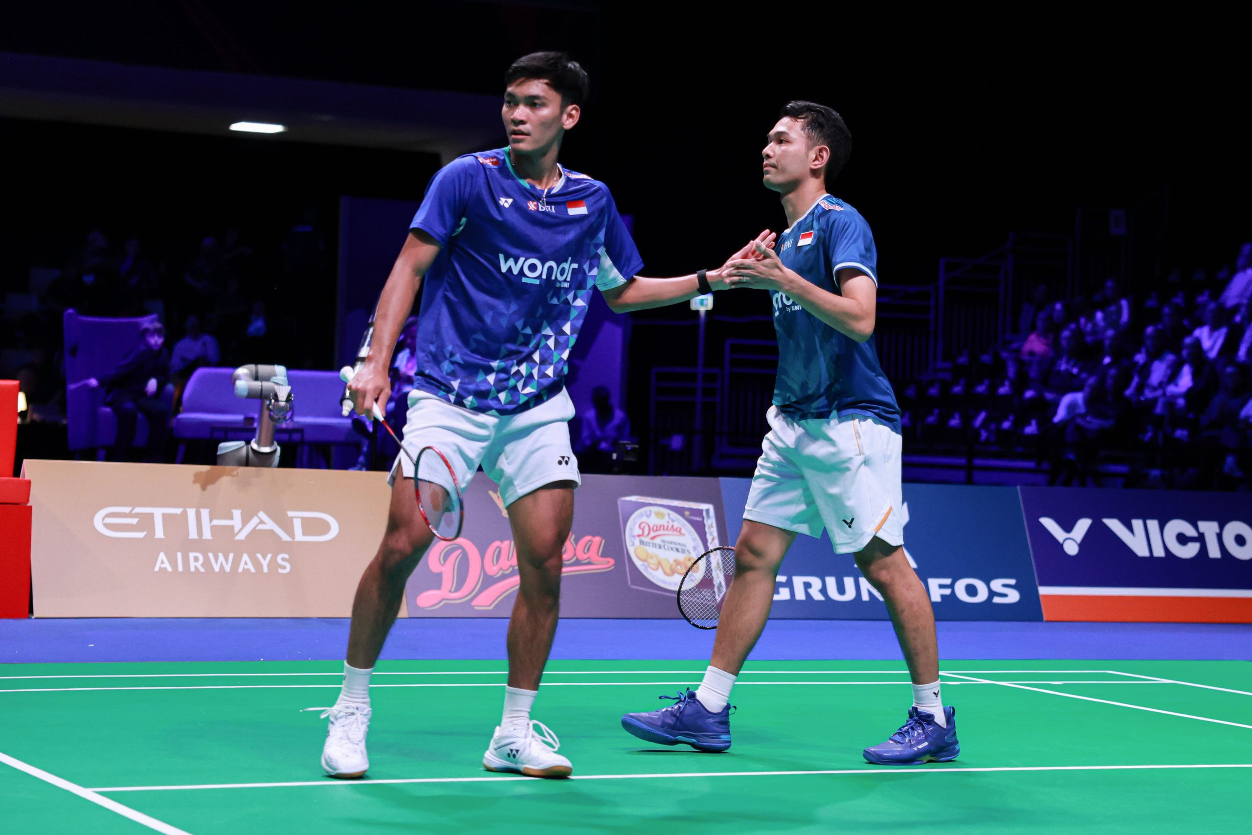 Hasil Hylo Open 2025: Fajar Alfian/Muhammad Shohibul Fikri Tembus Perempat Final