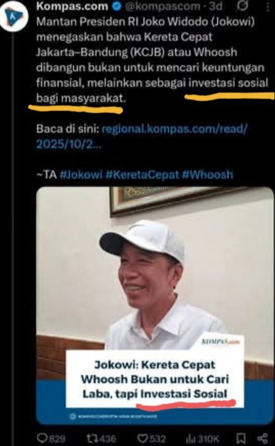 Dampak Proyek Kereta Cepat: Hutang Negara Membengkak, Siapa yang Diuntungkan?