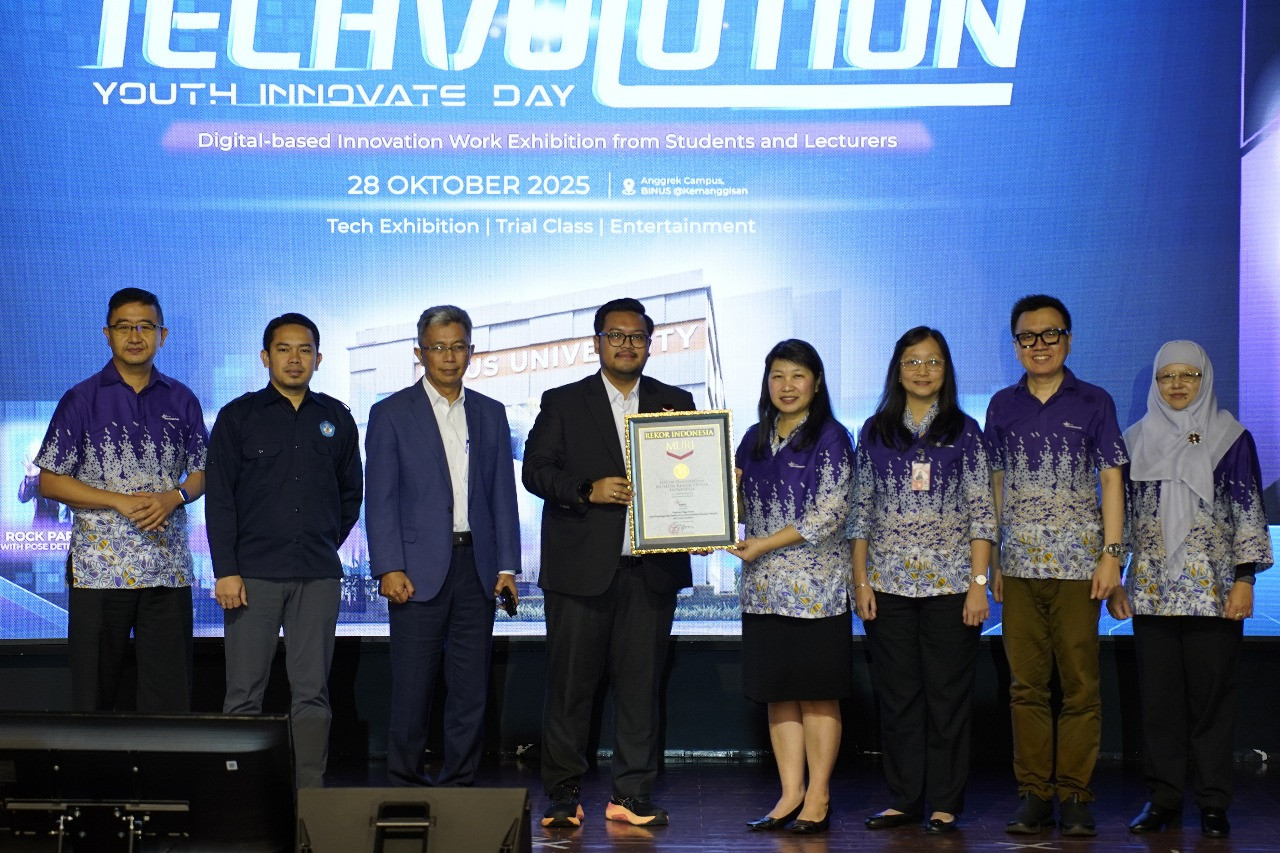 Techvolution BINUS University Pamerkan 120+ Inovasi Teknologi Raih Rekor MURI