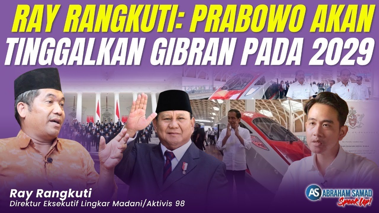 Prabowo-Gibran Diprediksi Bubar di Pilpres 2029, Ini Kata Analis Ray Rangkuti