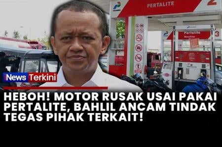 Menteri Bahlil Turun Tangan Usut Laporan Pertalite Bikin Motor Brebet di Jawa Timur