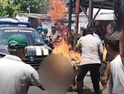 Terduga Pencuri Motor Dibakar Massa di Surabaya, Begini Kronologi Lengkapnya
