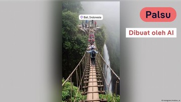 Viral! Video Jembatan Gantung Putus di Bali Ternyata Hoax AI, Begini Cara Membedakan yang Asli dan Palsu