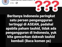 Analisis Kritis Ustadz Muhammad Abduh Negara: Kesalahan Data & Generalisasi Soal Pengangguran