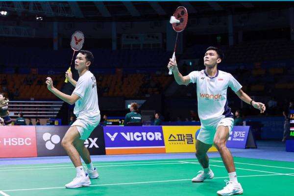 Fajar Alfian/Shohibul Fikri Tantang Ganda Malaysia di Perempat Final Hylo Open 2025