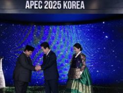 Presiden Prabowo Hadiri Gala Dinner KTT APEC 2025, Disambut Hangat Presiden Korsel