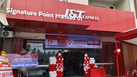 J&T Express Buka Drop Point Signature Pertama di Manado, Layanan Lebih Nyaman