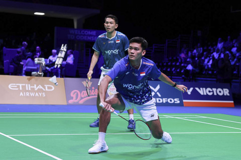 Fajar Alfian/Muhammad Shohibul Fikri Tersingkir di Perempat Final Hylo Open 2025