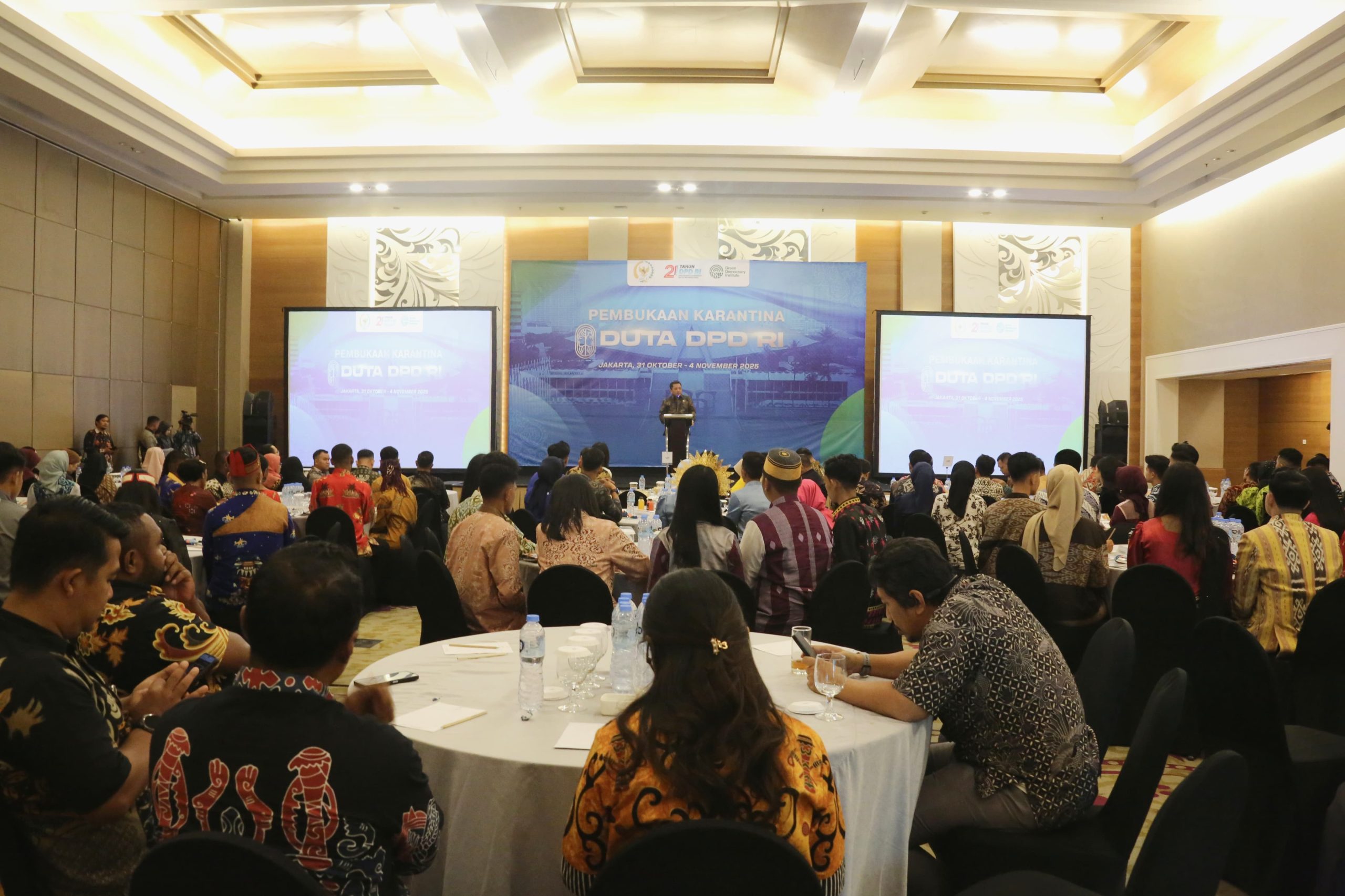 Grand Final Pemilihan Duta DPD RI 2025 Dimulai, 38 Finalis Masuk Karantina Nasional