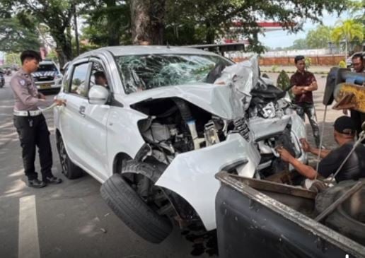 Micro Sleep Penyebab Kecelakaan Suzuki Ertiga di Bangkalan, 1 Pejalan Kaki Luka Berat