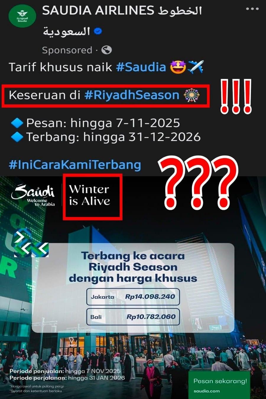 Dari Haji hingga Party: Transformasi Arab Saudi Sebagai Destinasi Wisata yang Mengejutkan