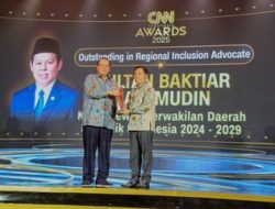 Sultan Bachtiar Najamudin Raih CNN Award 2025, Bukti Dedikasi untuk Inklusi Daerah