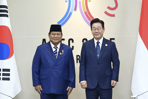 Prabowo Subianto Bahas Kerja Sama & K-Pop dengan Presiden Korsel di KTT APEC 2025