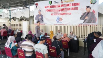 Bakti Sosial Brimob Polda Metro Jaya: Gelar Pengobatan Gratis di Kwitang