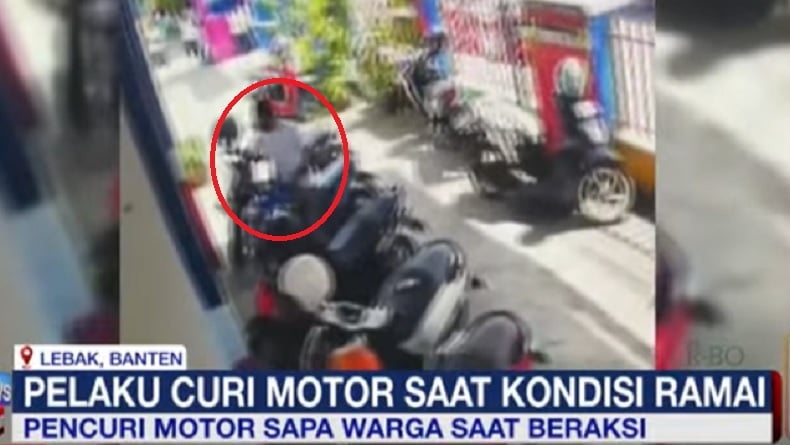 Pencurian Motor di SDN Lebak: Pelaku Beraksi Usai Bersalaman Sopan dengan Guru