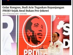 Arti PROJO Menurut Budi Arie: Bukan Pro-Jokowi, Ternyata dari Bahasa Ini