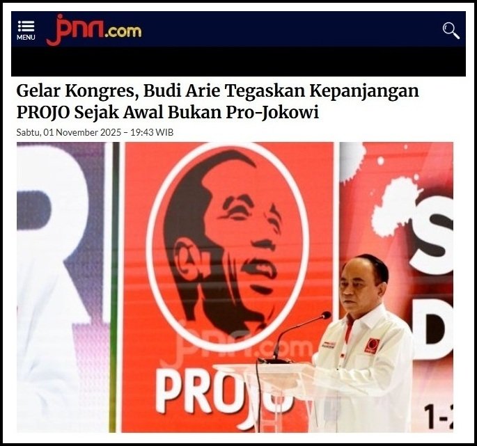 Arti PROJO Menurut Budi Arie: Bukan Pro-Jokowi, Ternyata dari Bahasa Ini