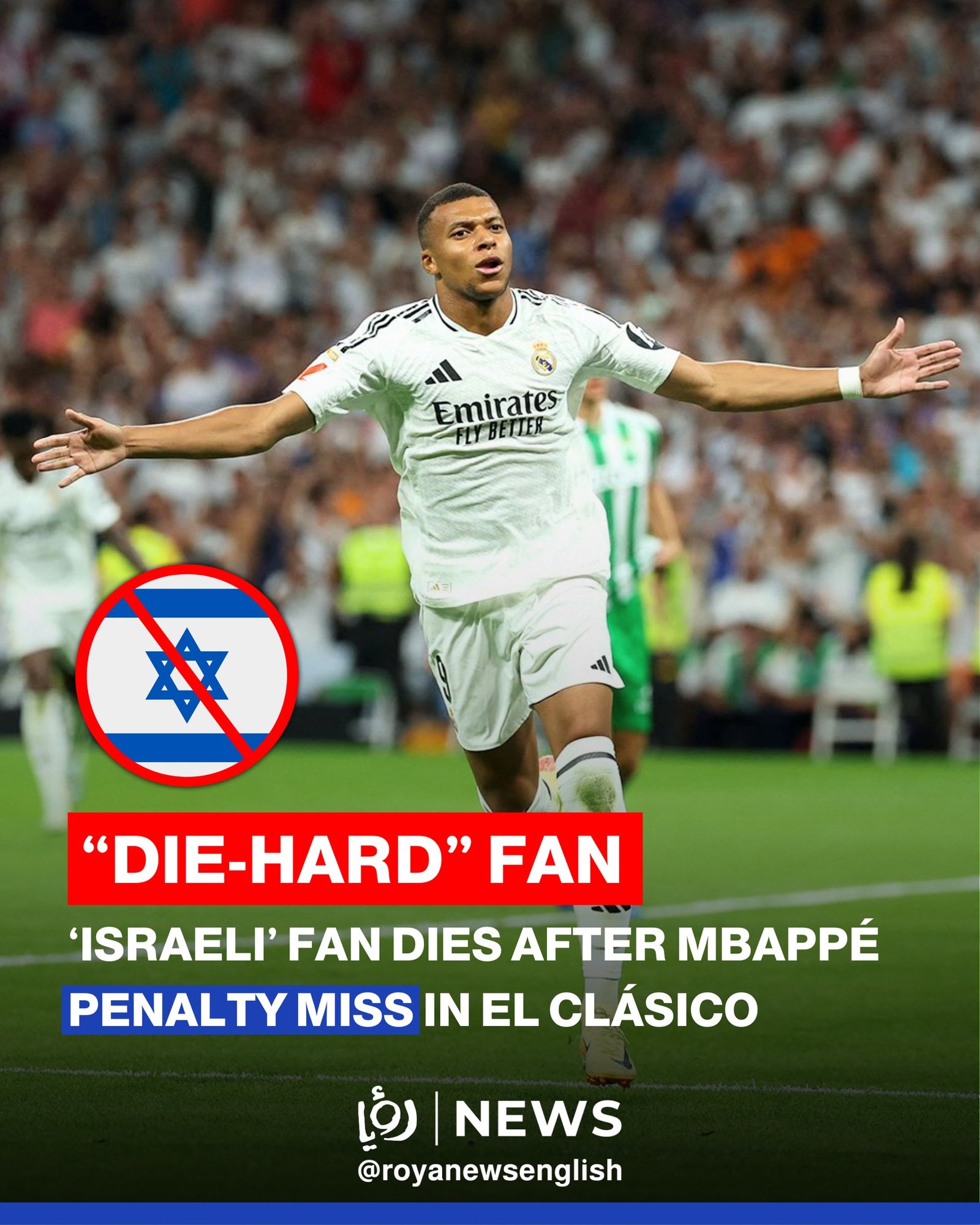 Tragis! Suporter Real Madrid Tewas Saat Mbappé Gagal Penalti di El Clásico