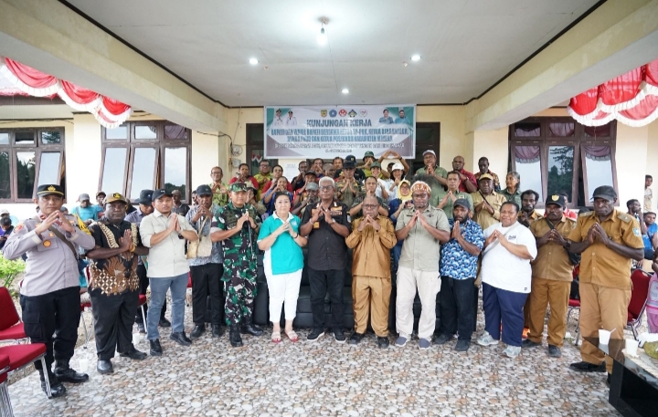 Bupati & Dandim 1710/Mimika Tinjau Pembangunan di Mimika Barat Jauh, Dengar Aspirasi Pendidikan-Kesehatan