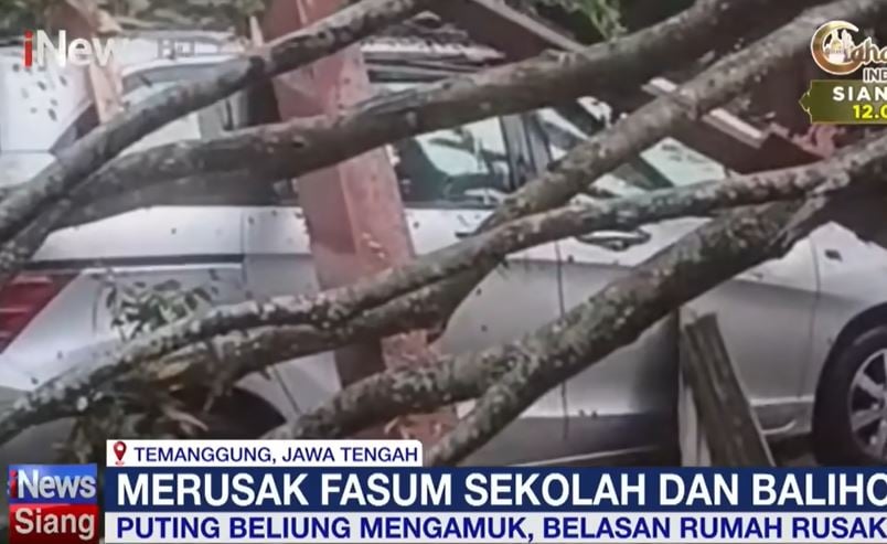 Angin Kencang Terjang Magelang & Temanggung, 136 Rumah Rusak