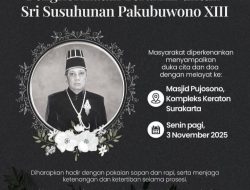 Wafatnya PB XIII: Jadwal Pemakaman di Imogiri, Rute Iring-iringan & Pamali Presiden ke Keraton