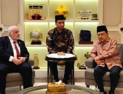 Jusuf Kalla Bahas Kerja Sama Pendidikan dan Perdamaian dengan Menteri Wakaf Suriah