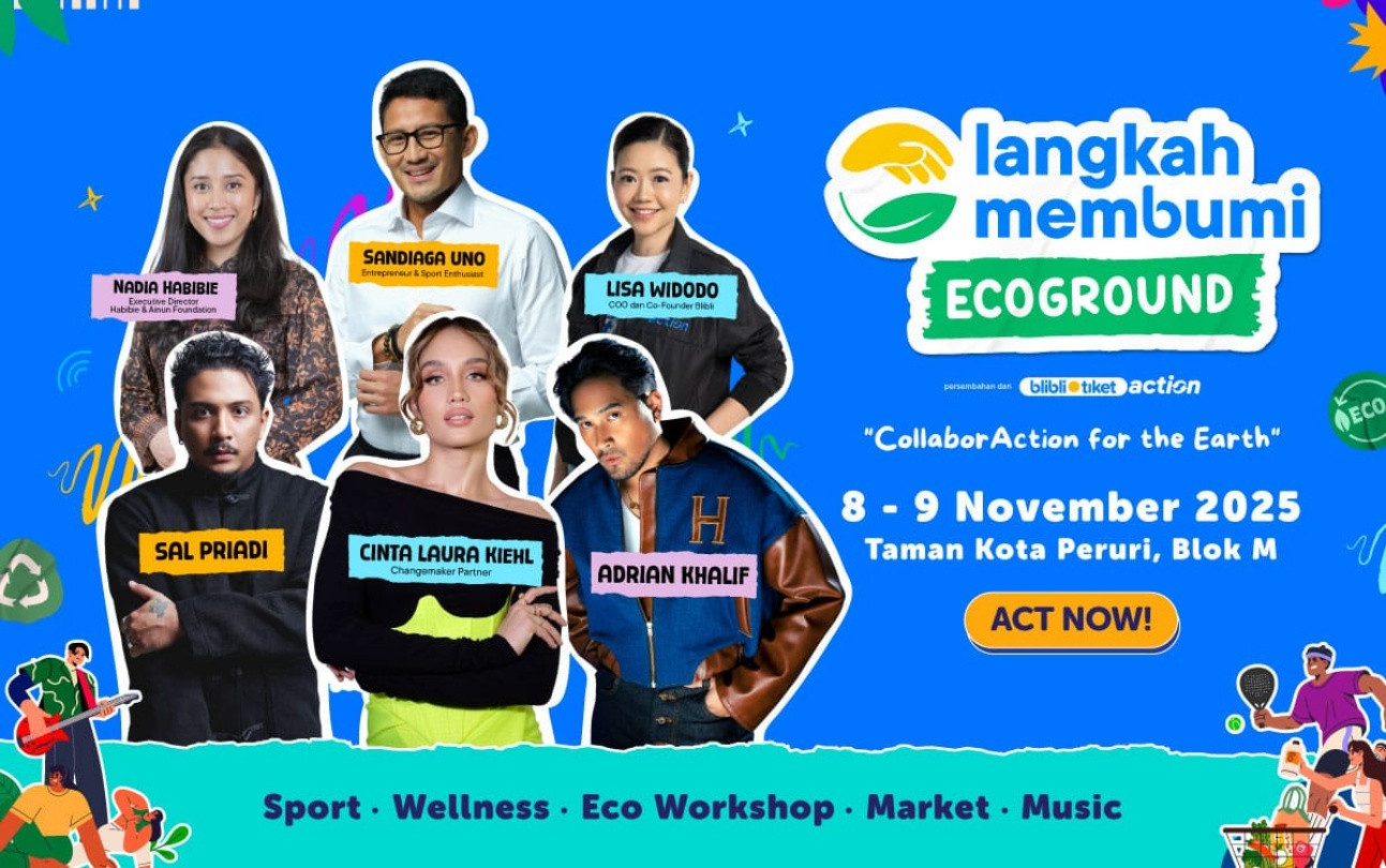 Blibli Tiket Action Gelar Langkah Membumi Ecoground 2025 di 3 Kampus