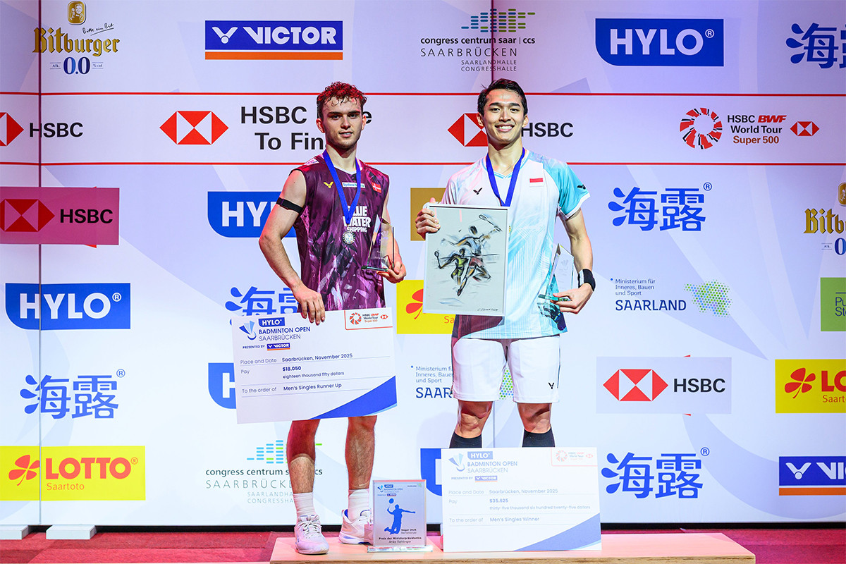 Jonatan Christie Juara Hylo Open 2025, Bawa Pulang Rp 593 Juta!