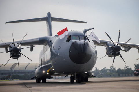 Airbus A400M TNI AU Tiba di Halim, Disambut Water Salute: Spesifikasi & Kemampuan MRTT