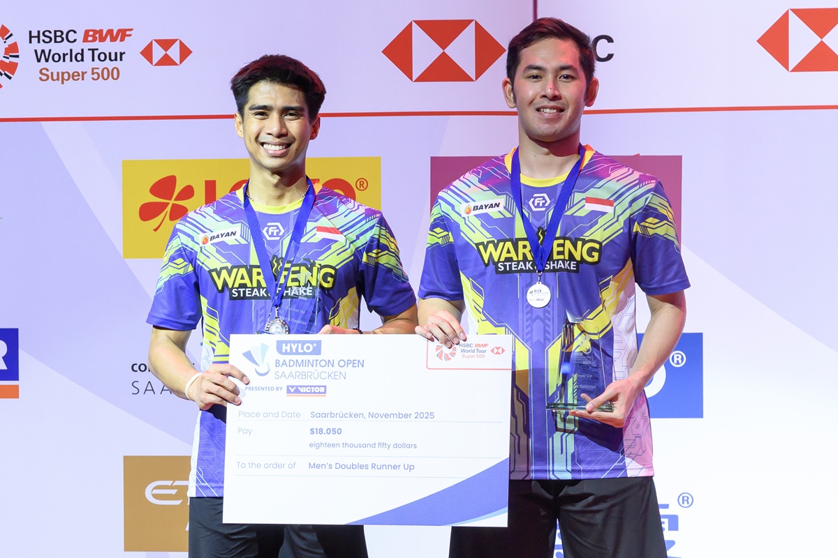 Sabar/Reza Runner Up Hylo Open 2025, Ungkap Perasaan Campur Aduk Usai Kalah Final