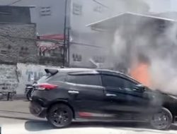 Toyota Yaris TRD Terbakar di Kemanggisan, Kerugian Capai Rp 335 Juta